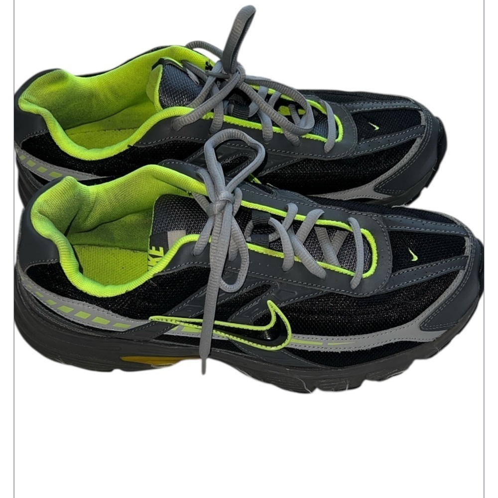 Nike Initiator 394055-023 Running Shoes Men's Sz: 9 Neon Green Black - Used